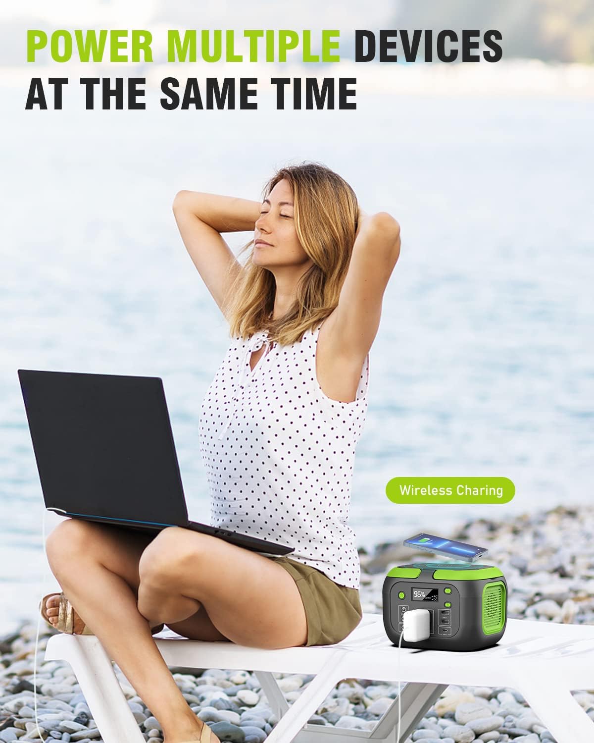 Estación De Energía Portátil De 150w, Generador Portatil