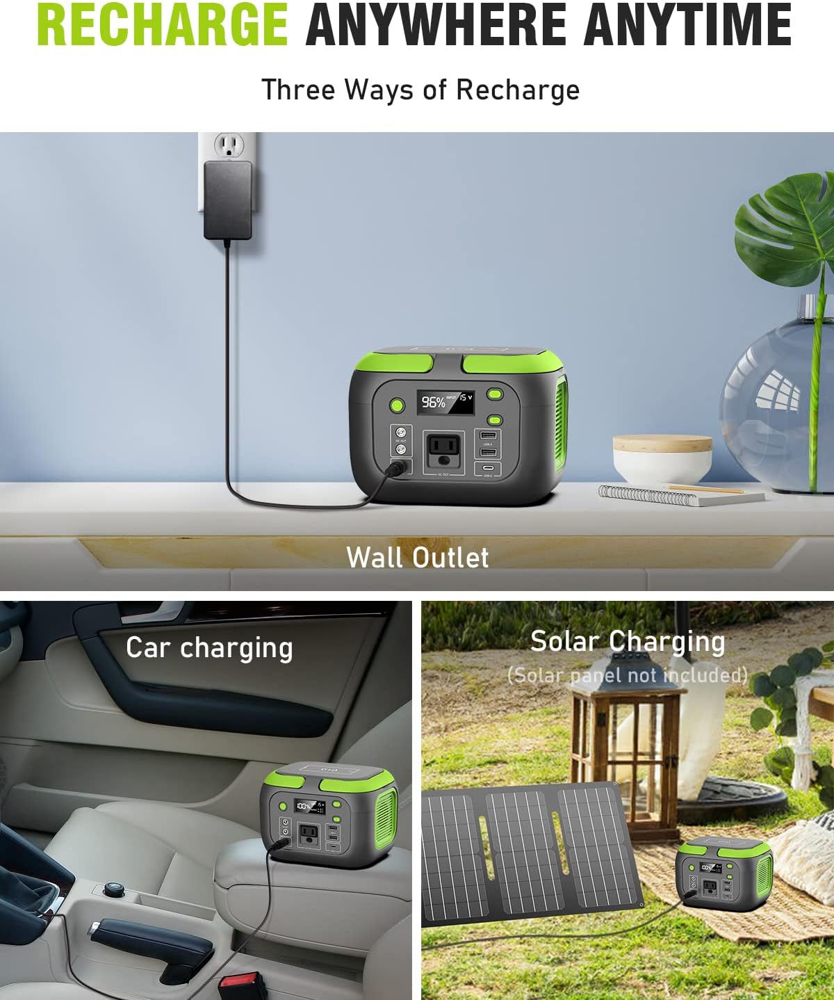Estación De Energía Portátil De 150w, Generador Portatil