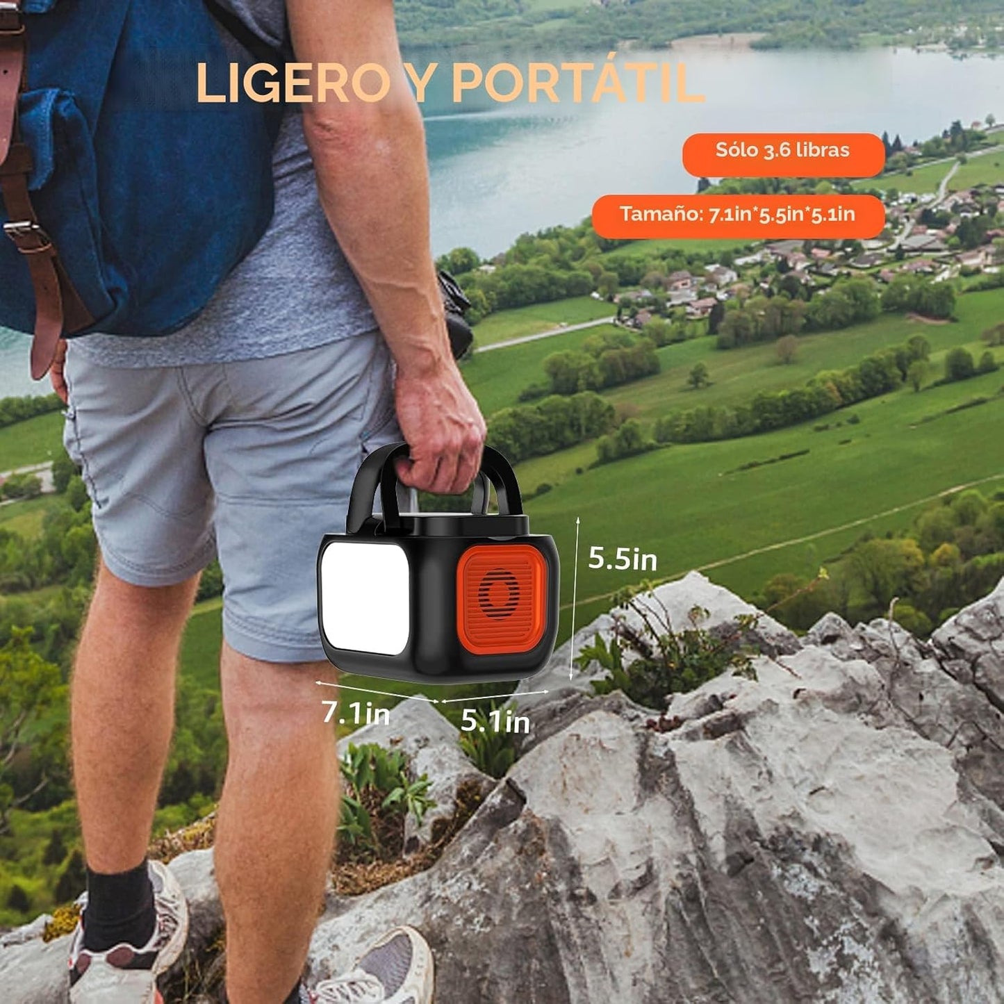 Estación De Energía Portátil De 150w, Generador Portatil