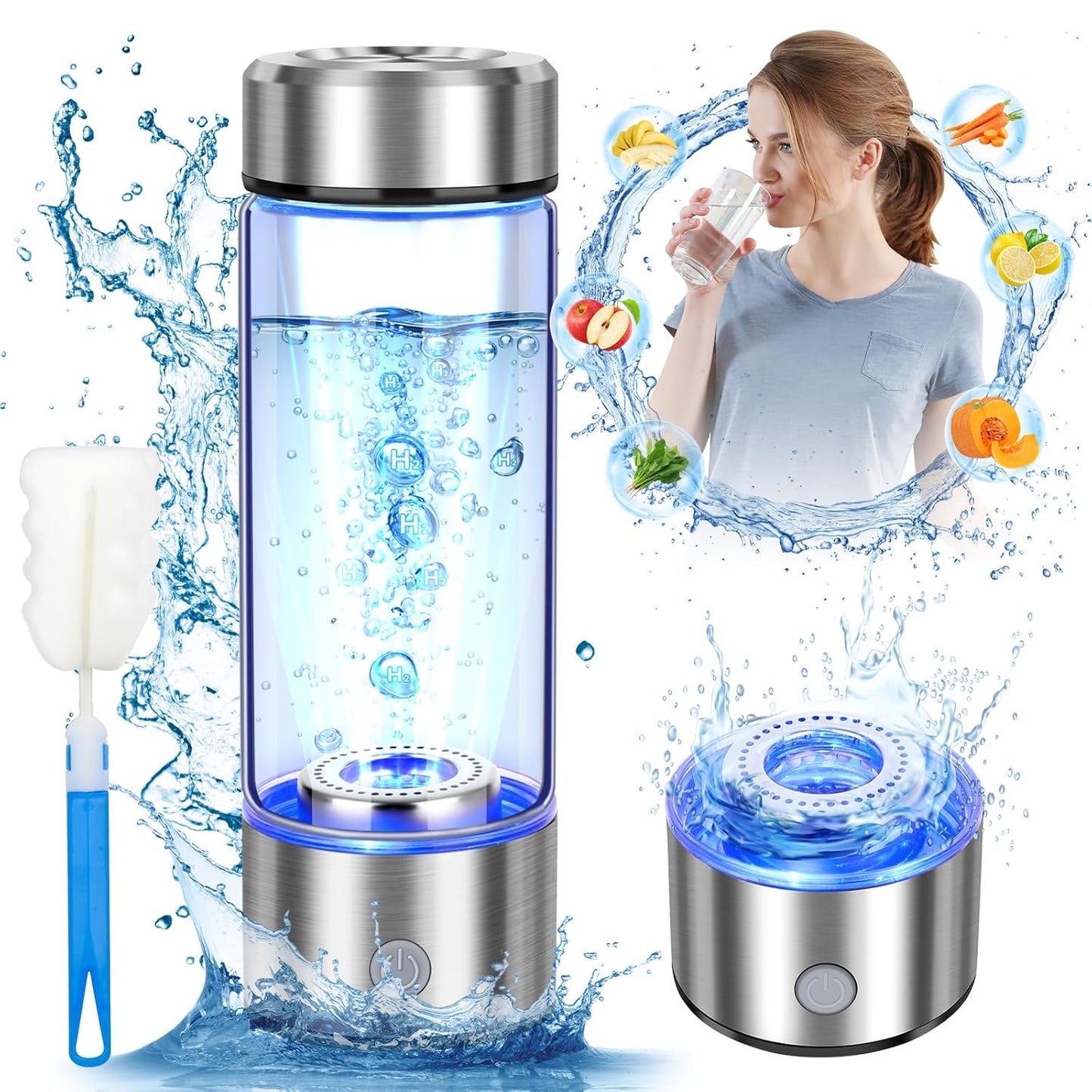 Botella de agua de hidrógeno, generador de agua de hidrógeno con tecnología avanzada