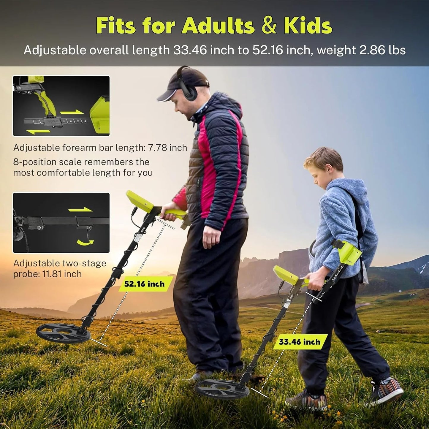 MegaDetector MD55B Detector de Oro, Reliquias y Artefactos de Alto Rendimiento con Bobina Impermeable