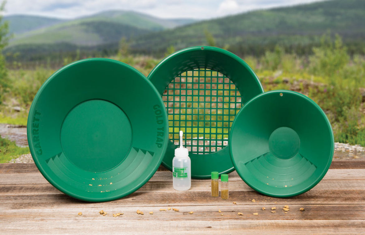 Garrett Gold Pan Kit / Kit de bateas para Oro en río