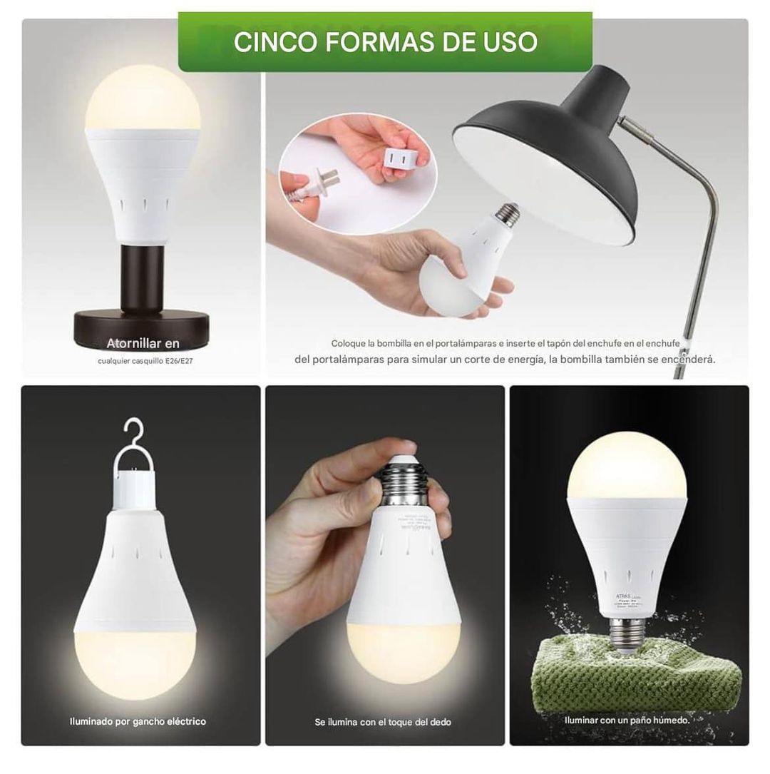 Combo Estacion De Carga Incluye 2 Focos Y Panel Solar 200w