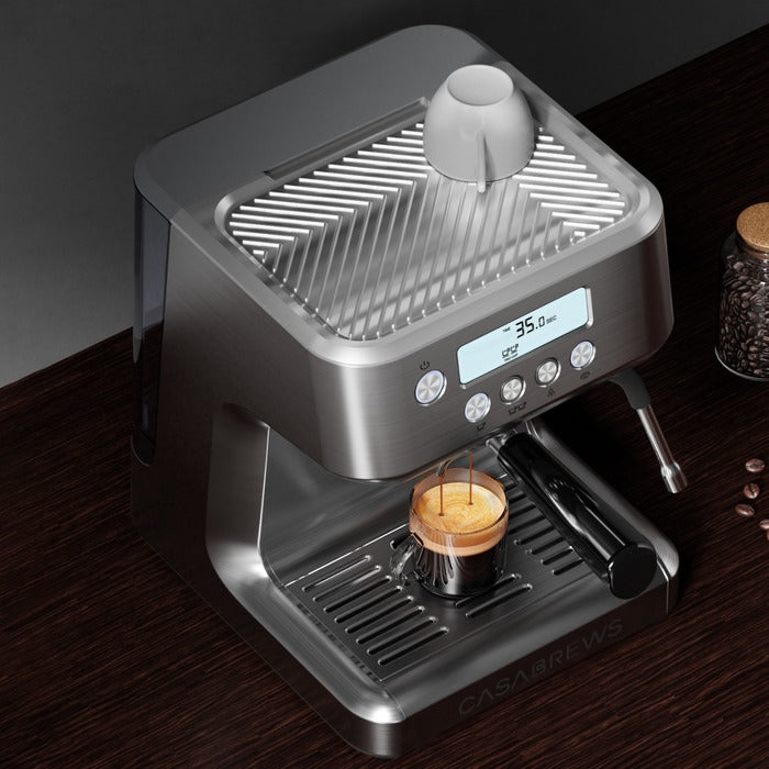 Cafetera CASABREWS ULTRA 20 bares de presión, con pantalla LCD.