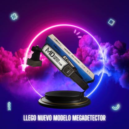 Paleta de Cacheo MegaDetector Detector de Metales de Cuerpo