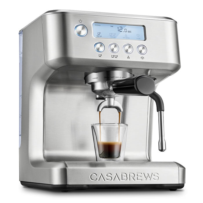 Cafetera CASABREWS ULTRA 20 bares de presión, con pantalla LCD.