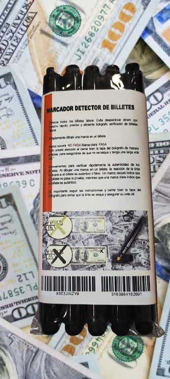 Marcador Detector de Billetes Falsos