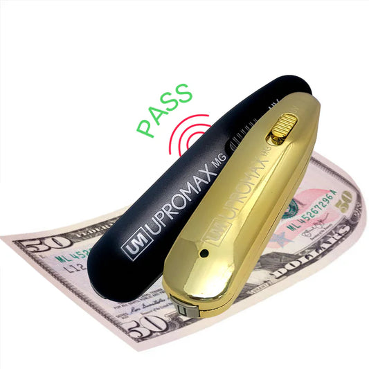 Detector de billetes falsos con confirmación de voz MG/UV