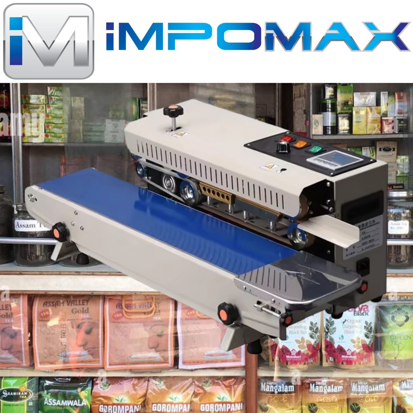 Máquina Selladora continua horizontal de fundas automática.