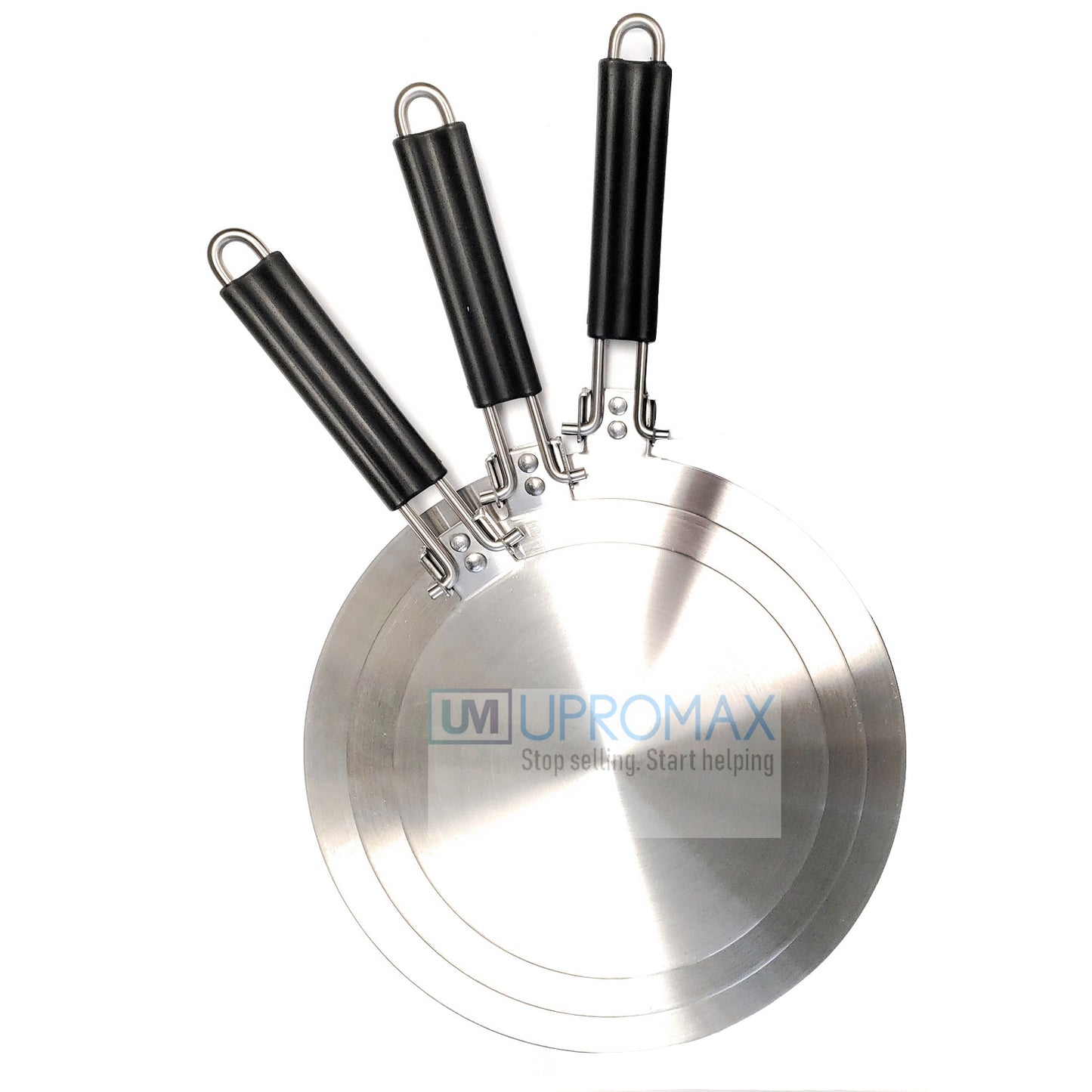 KIT ADAPTADOR UNIVERSAL 19CM 23.5CM 28CM OLLAS SARTEN PARA COCINAS DE INDUCCION