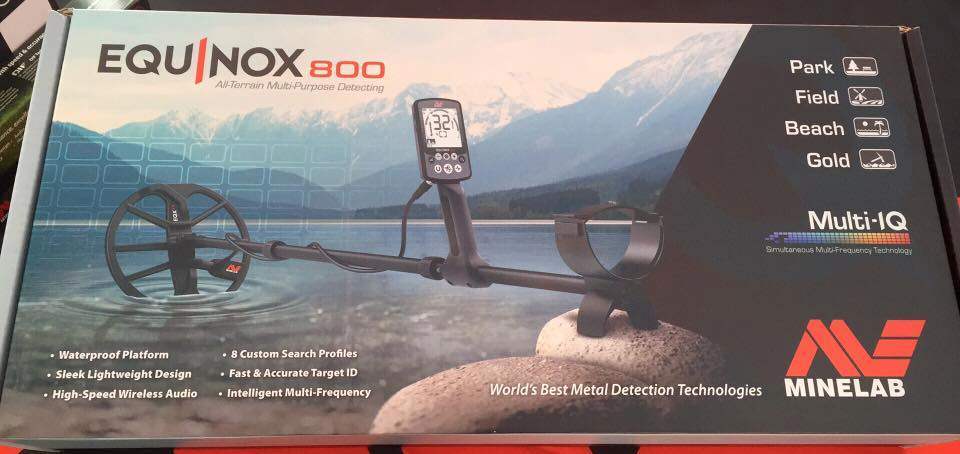 Minelab Equinox 800 Multi Iq De Detector Metal Oro Entierro - impomax