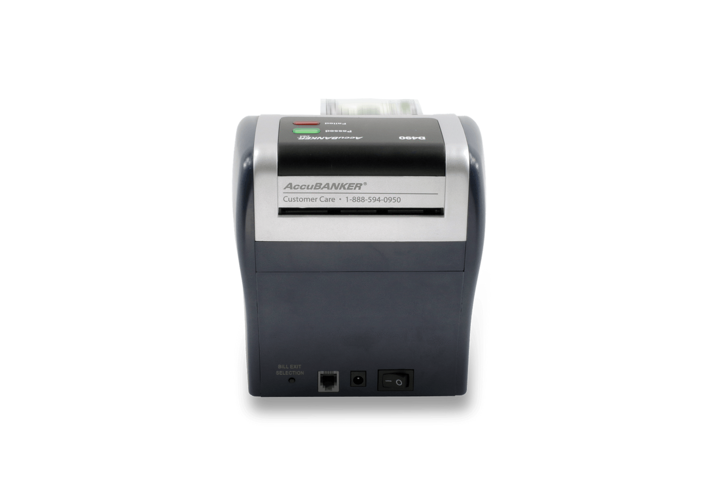 D490 ACCUBANKER DETECTOR DE BILLETES Y TARJETAS AUTOMÁTICO