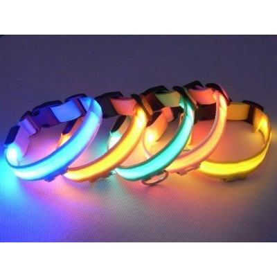 Correa Arnes Led Para Perro Mascota En S M L Varios Colores - impomax