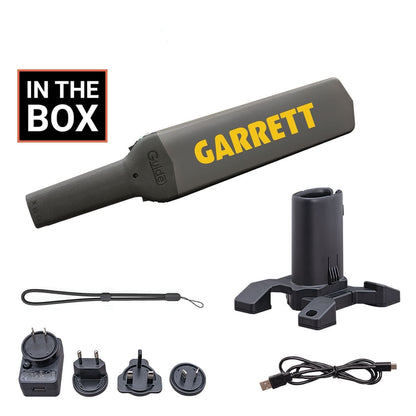 Paleta de caceo Garrett Guide con kit de base de carga.