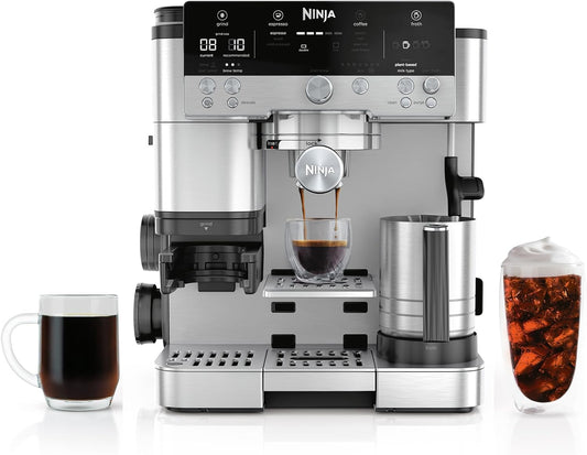 Cafetera Ninja Luxe Café ES601 Molinillo Y Espumador Automático