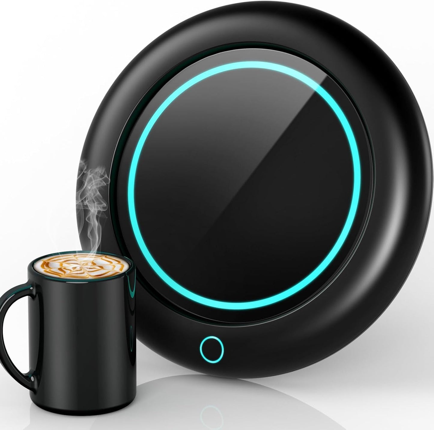 Calentador de taza de café de 40 W con apagado automático para escritorio.