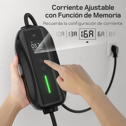 CARGADOR PORTÁTIL PARA VEHÍCULO ELÉCTRICO TIMXON 16A 3.7Kw