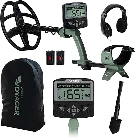 MINELAB X-Terra Voyager - Detector de metales profesional todo terreno para adultos, 4 modos de detección