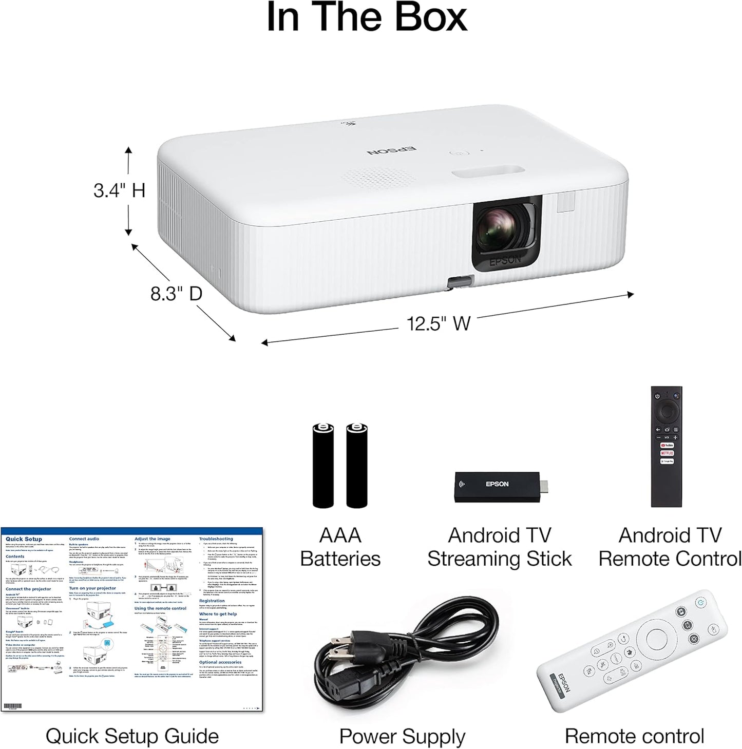 PROYECTOR EPSON EPIQVISION FLEX CO-FH02 FULL HD 1080P