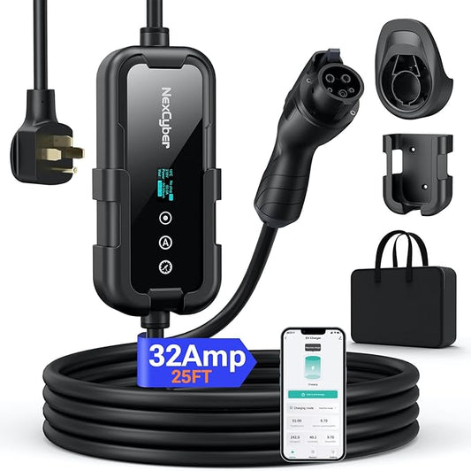 Cargador Inteligente Ev Nexcyber Za20-u007kbf-f001 Nivel 2 32a
