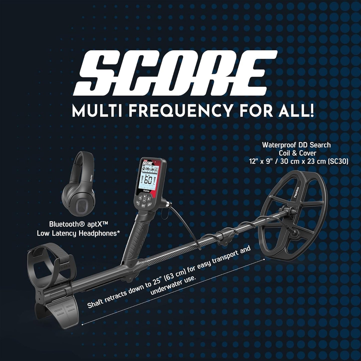 Nokta Triple Score PRO Pack Detector de metales con PINPOINTER
