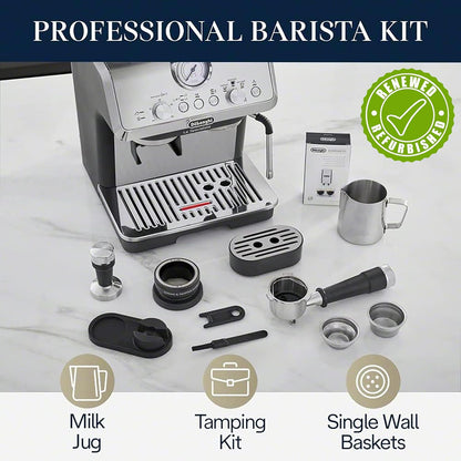 De'Longhi La Specialista Arte Cafetera de Espresso, Acero Inoxidable/Negro