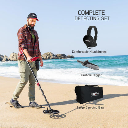 Nokta Findx Pro excelente para principiantes sumergible hasta 5m.