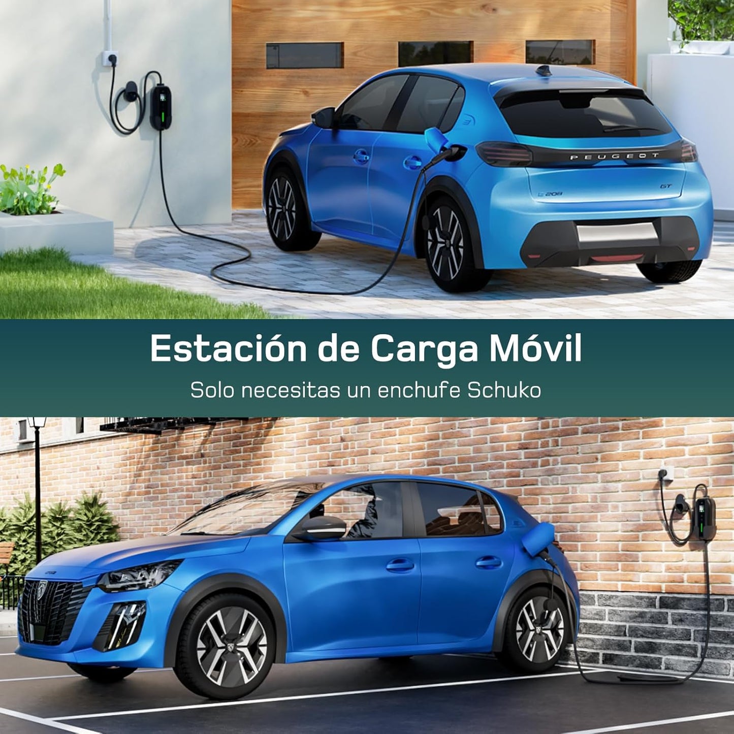 CARGADOR PORTÁTIL PARA VEHÍCULO ELÉCTRICO TIMXON 16A 3.7Kw