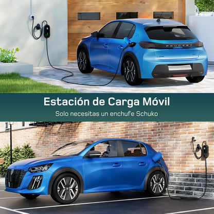 CARGADOR PORTÁTIL PARA VEHÍCULO ELÉCTRICO TIMXON 16A 3.7Kw