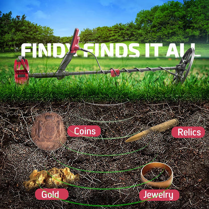 Nokta Findx Pro excelente para principiantes sumergible hasta 5m.