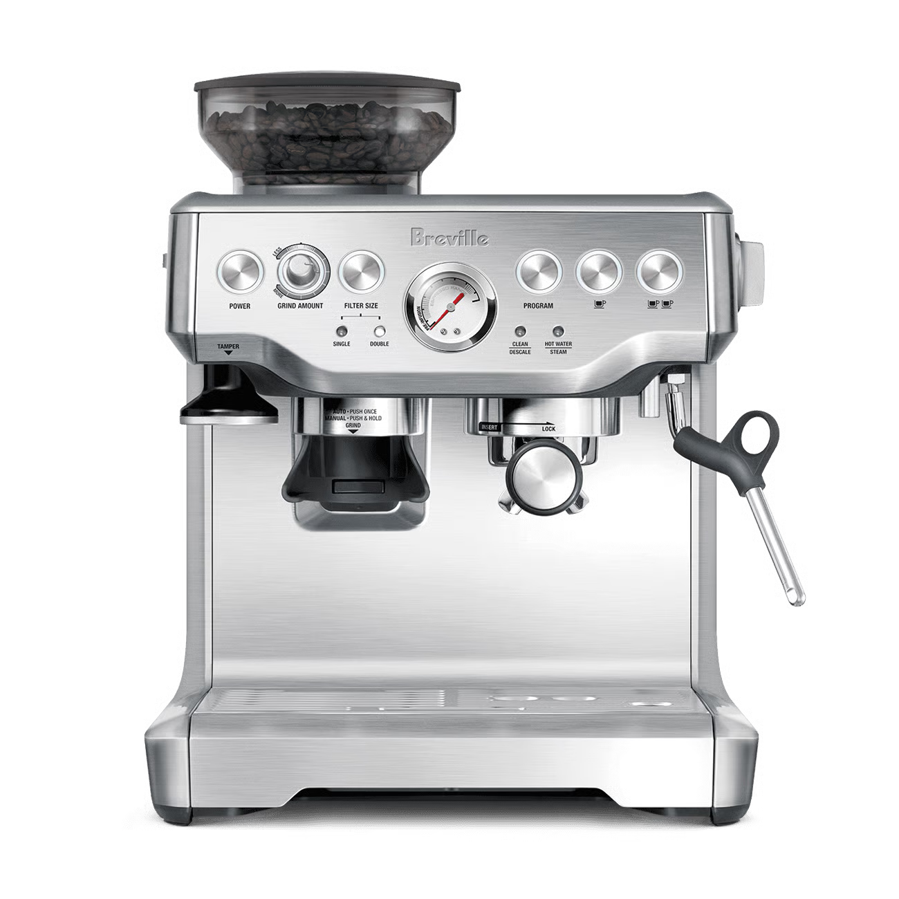 Breville Barista Express BES870XL - Máquina de café expreso, acero inoxidable