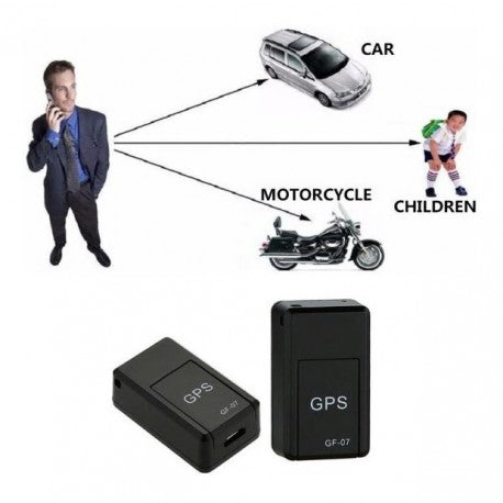 Mini rastreador GPS para niños GF-07 GPS Dispositivos de seguimiento SOS  magnéticos para vehículos Coche Localización de niños Rastreadores Sistemas