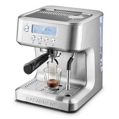 Cafetera CASABREWS ULTRA 20 bares de presión, con pantalla LCD.
