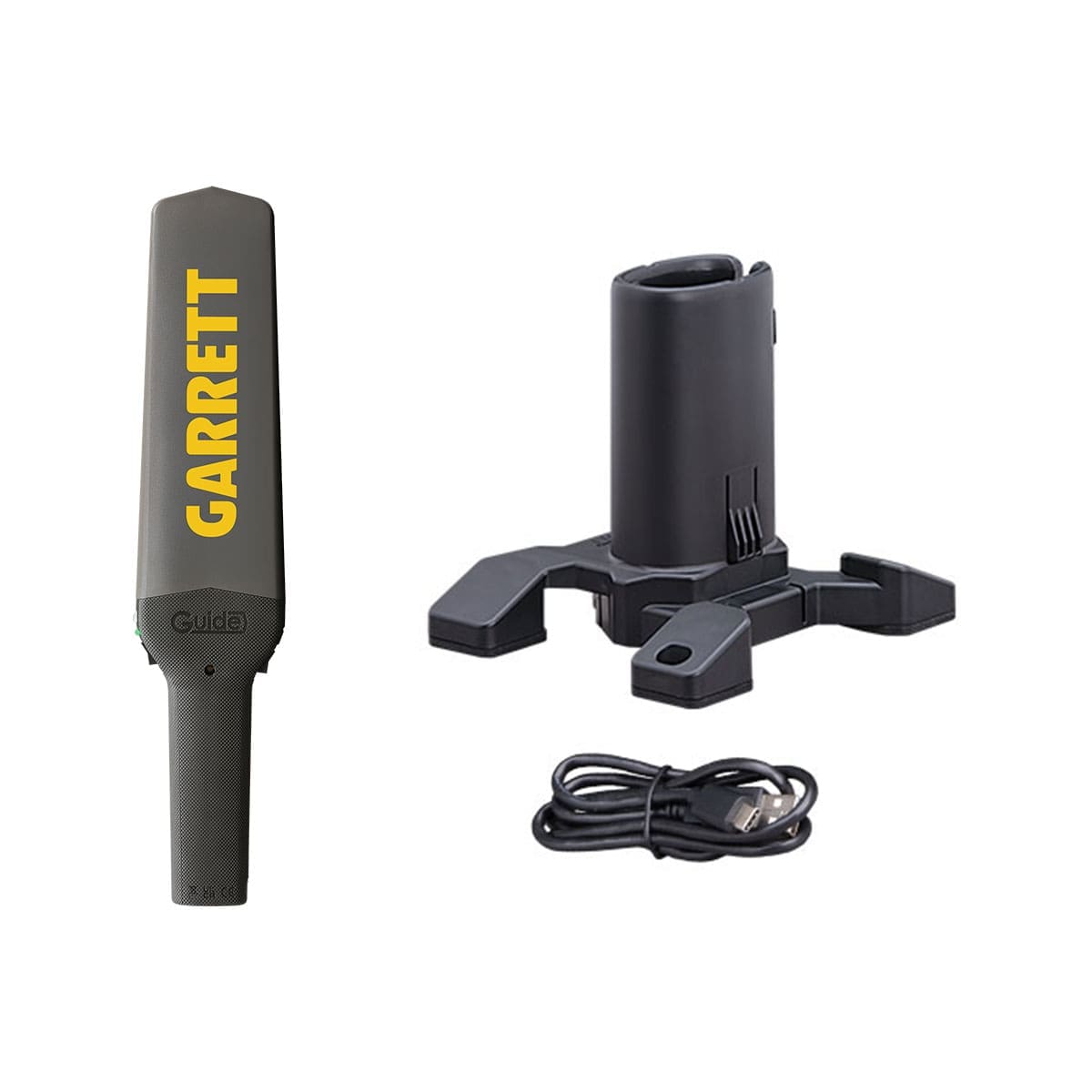 Paleta de caceo Garrett Guide con kit de base de carga.