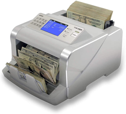 S6500 SILVER by AccuBANKER - Contador de Billetes mixtos con detección de falsificación