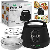 SOUSVIDE AIR FRYER LID- Tapa de freidora de aire para olla instantánea de 6Qt - 1300W